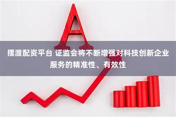 摆渡配资平台 证监会将不断增强对科技创新企业服务的精准性、有效性